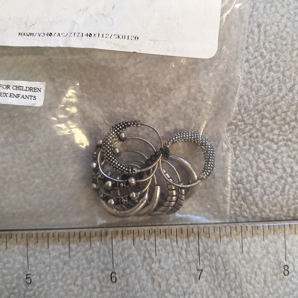 Free people hair braid rings jewelry